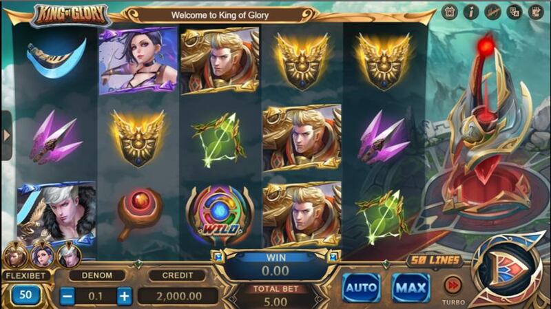 Cách chơi game King of glory slot