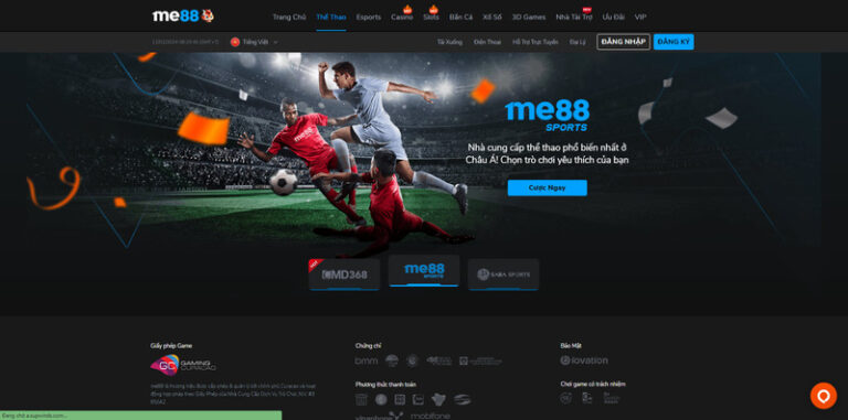 me88 Sport me88 – Sảnh cược đã tay, trả thưởng ngay